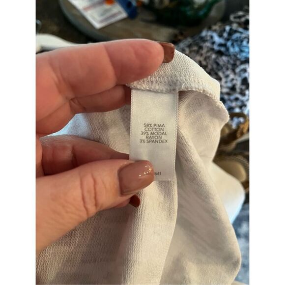 J. Jill Pure Jill White Gray & Tan Ikat Sleeveless Dress sz S NWOT Pockets - Picture 7 of 7